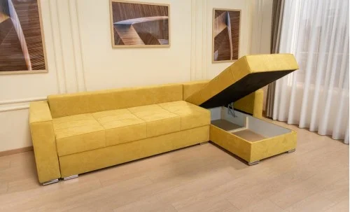 Colțar Extensibil Claudia Mare XXL Bonell Galben - Lemon 43, Interschimbabil