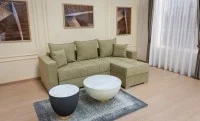Colțar Extensibil Claudia XXS Memory Verde Olive - Aragon 35 Interschimbabil