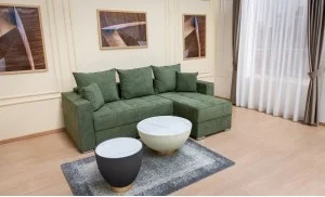 Colțar Extensibil Claudia XXS Memory Verde - Aragon 39 Interschimbabil