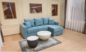Colțar Extensibil Claudia XXS Bonell Albastru - Aragon 75 Interschimbabil