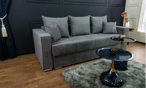 Canapea Extensibilă Claudia Memory Mini, Gri