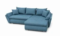 Colțar Extensibil Confort cu Spumă HR, Albastru Mediteranean 4
