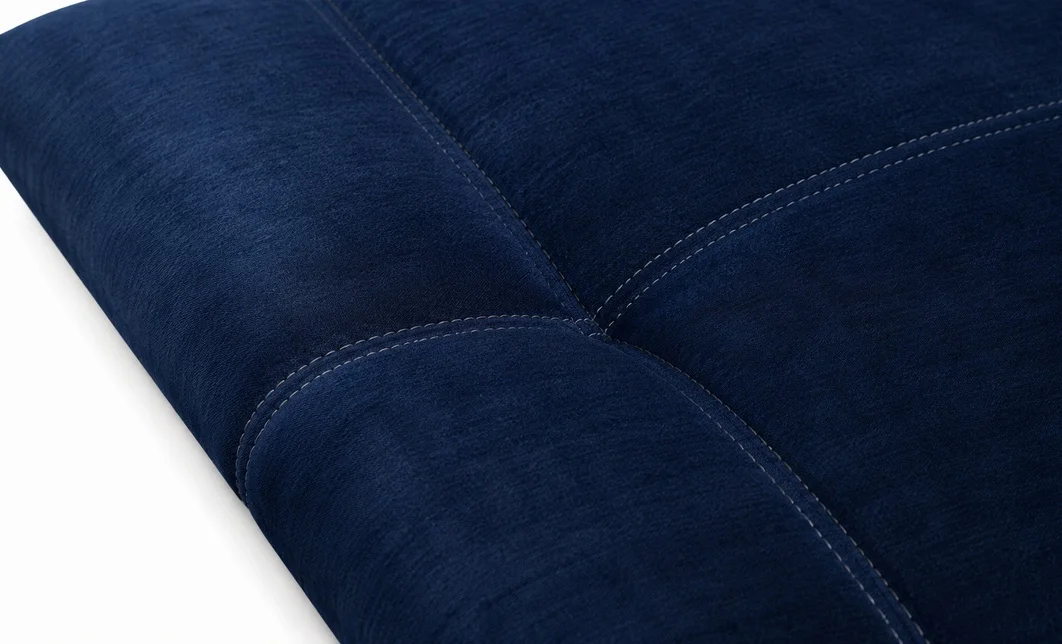 Colțar Extensibil Confort U cu Spumă HR, Albastru Marin 5