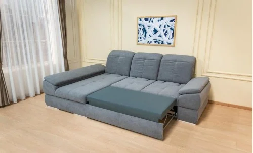 Colțar Extensibil Denver 2 Gri Deschis- Vega 33 Stânga