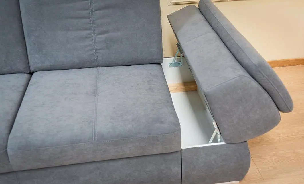 Colțar Extensibil Denver 2 Gri Deschis- Vega 33 Stânga 6