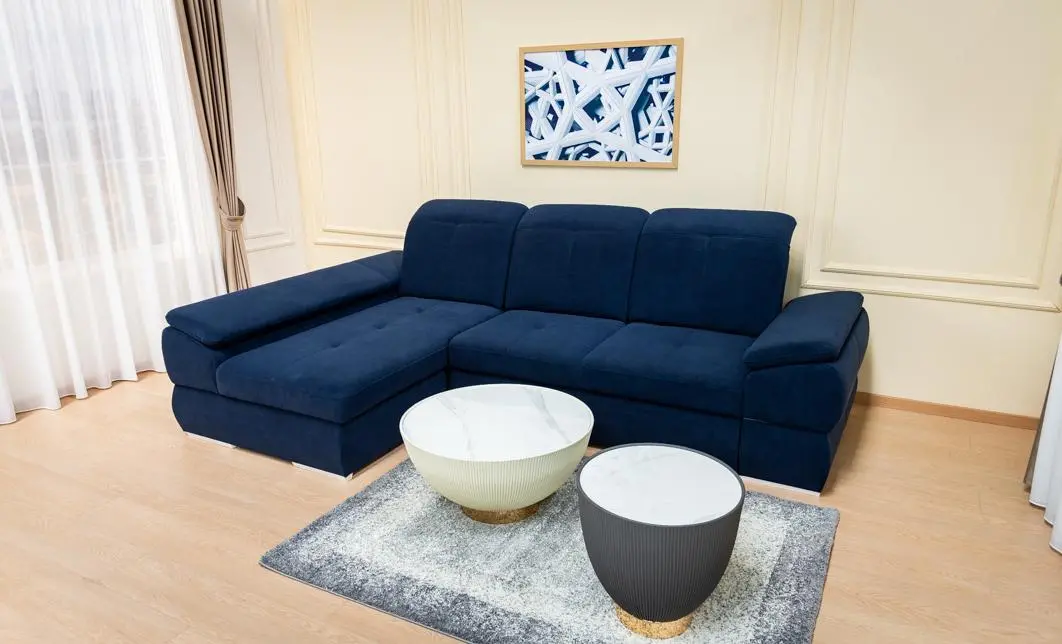 Colțar Extensibil Denver 2 Albastru Închis - Vega 39 Stânga