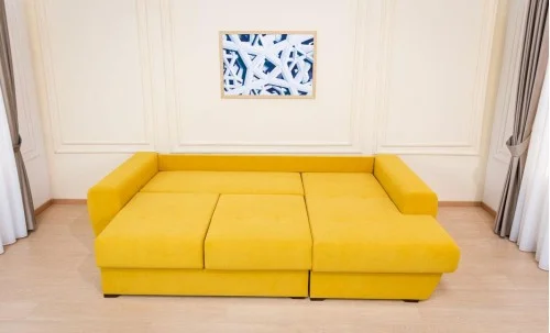 Colțar Extensibil Edison Galben - Vega 13 Dreapta