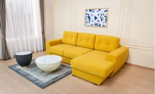 Colțar Extensibil Edison Galben - Vega 13 Dreapta