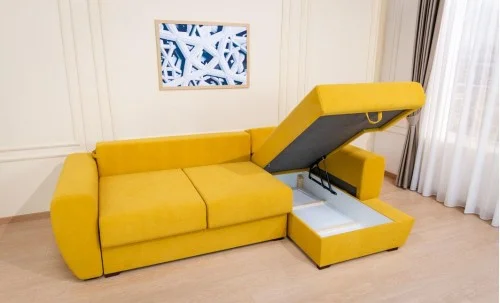 Colțar Extensibil Edison Galben - Vega 13 Dreapta