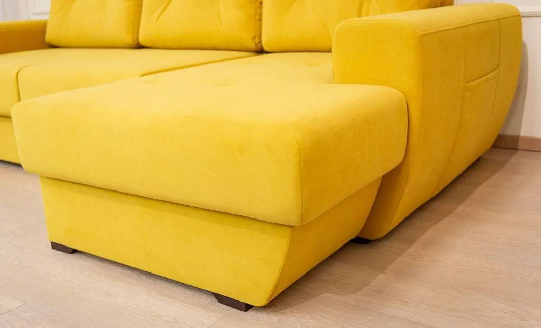 Colțar Extensibil Edison Galben - Vega 13 Dreapta