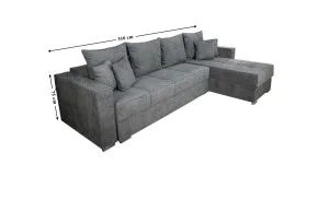 Colțar Extensibil Claudia Mare XXL Bonell Gri - Aragon 97, Interschimbabil
