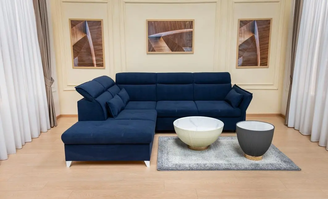 Colțar Extensibil Barry Albastru Închis - Vega 39 Stânga 7