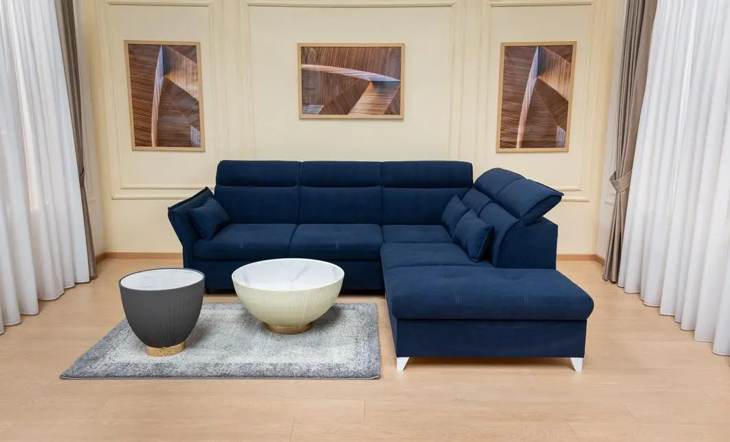 Colțar Extensibil Barry Albastru Închis - Vega 39 Dreapta