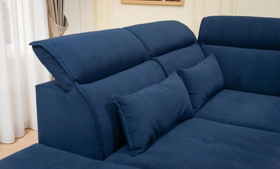 Colțar Extensibil Barry Albastru Închis - Vega 39 Stânga