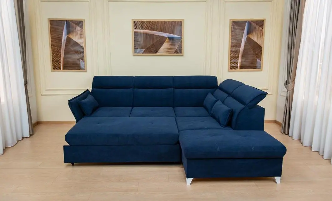 Colțar Extensibil Barry Albastru Închis - Vega 39 Dreapta