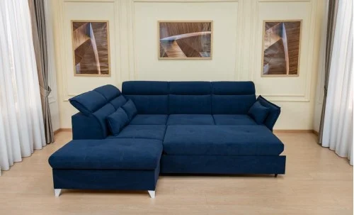 Colțar Extensibil Barry Albastru Închis - Vega 39 Stânga