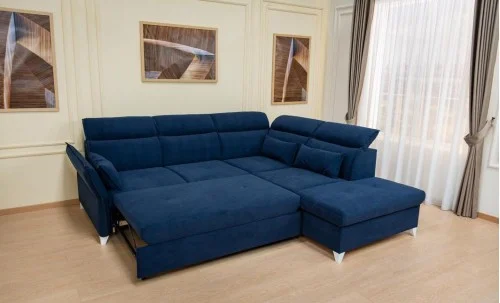 Colțar Extensibil Barry Albastru Închis - Vega 39 Dreapta