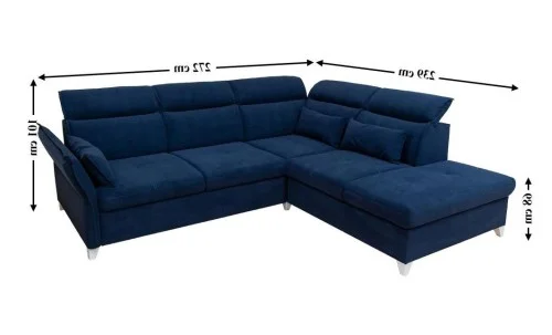 Colțar Extensibil Barry Albastru Închis - Vega 39 Dreapta