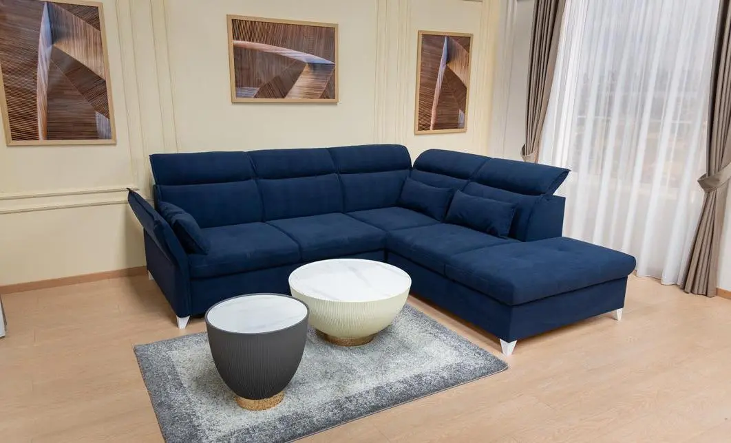 Colțar Extensibil Barry Albastru Închis - Vega 39 Dreapta