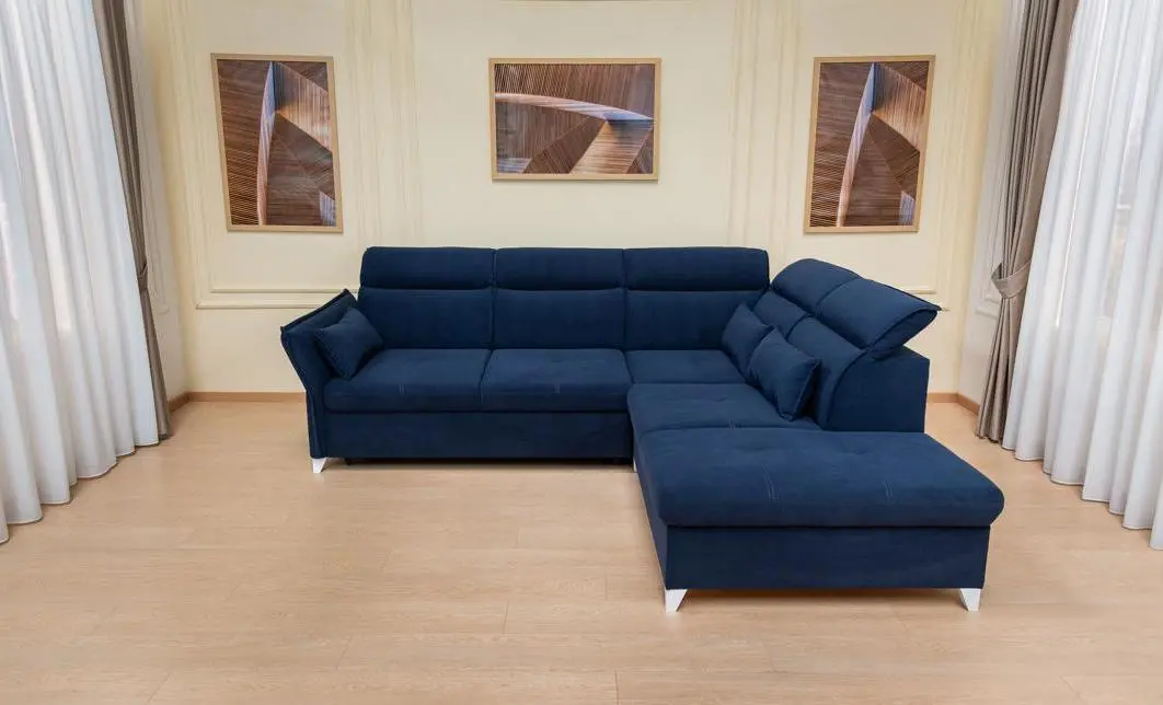 Colțar Extensibil Barry Albastru Închis - Vega 39 Dreapta