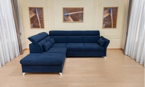 Colțar Extensibil Barry Albastru Închis - Vega 39 Stânga