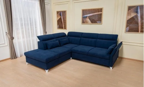 Colțar Extensibil Barry Albastru Închis - Vega 39 Stânga