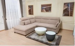 Colțar Extensibil Barry Bej Închis - Vega 05 Stânga Colțar Extensibil Barry Bej Închis - Vega 05 Stânga