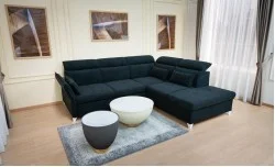 Colțar Extensibil Barry negru - Vega 70 Stânga Colțar Extensibil Barry negru - Vega 70 Stânga