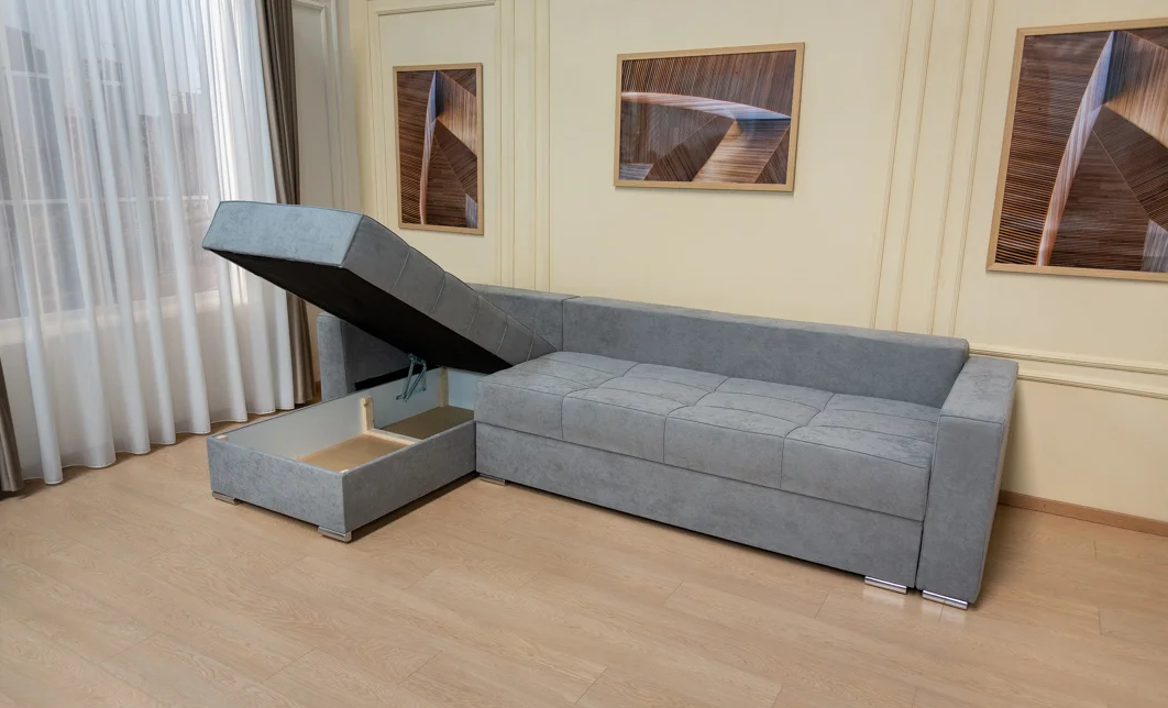 Colțar Extensibil Claudia Mare XXL Memory XXL Gri - Lemon 12, Interschimbabil 3