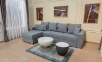 Colțar Extensibil Claudia Mare XXL Memory XXL Gri - Lemon 12, Interschimbabil