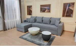 Colțar Extensibil Claudia Mare XXL Memory XXL Gri - Lemon 12, Interschimbabil