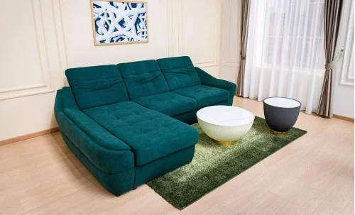 Colțar Extensibil Space Verde Închis - Vega 27 Stânga