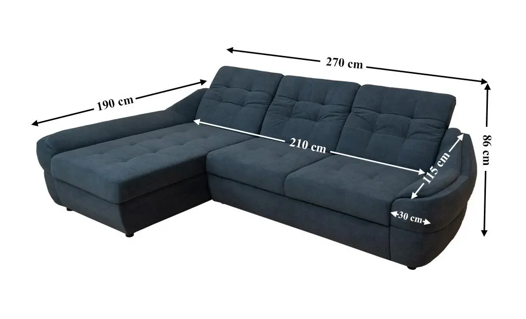 Colțar Extensibil Space Gri Antracit - Vega 35 Stanga 2
