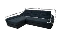 Colțar Extensibil Space Negru - Vega 70 Dreapta 2