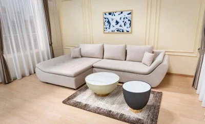 Colțar Extensibil Relax Bej Deschis - Vega 03 Stânga