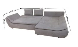 Colțar Extensibil Relax Gri - Vega 06 Dreapta Colțar Extensibil Relax Gri - Vega 06 Dreapta