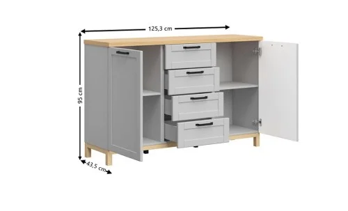 Comoda Haga KOM2D4S