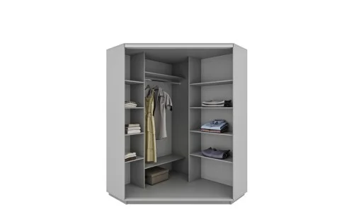 Dulap de Colt Personalizat Oglinda/Gray Craft Oak, 150 x 150