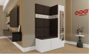 Cuier Hol Luca 5, Alb/Maro - Manila 04