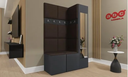 Cuier Hol Luca 5, Grafit/Maro - Manila 04