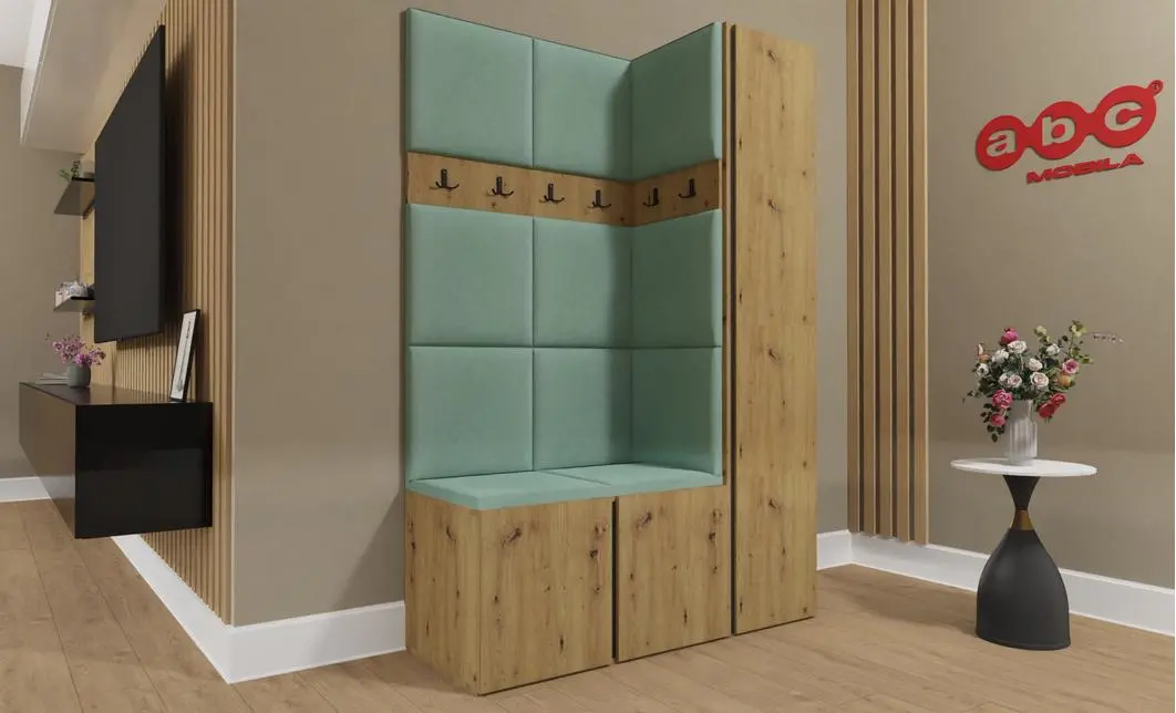 Cuier Hol Luca 6, Artisan/Verde menta - Manila 11