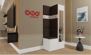 Cuier Hol Luca 7, Alb/Maro - Manila 04