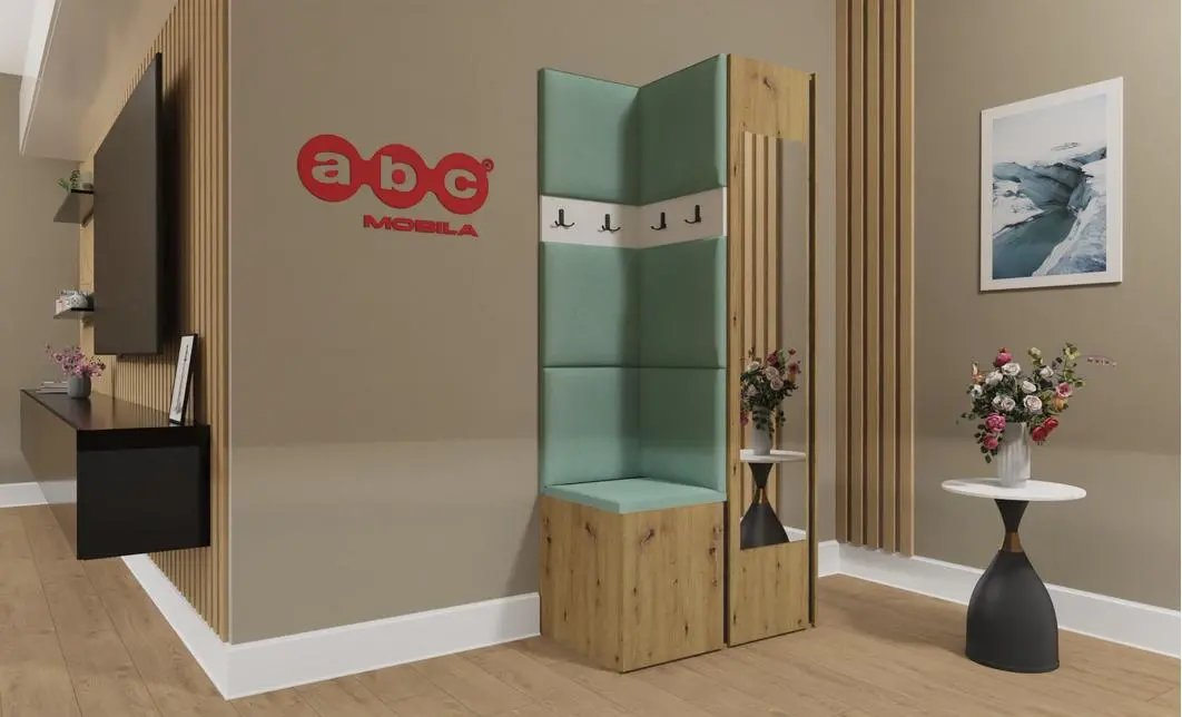 Cuier Hol Luca 7, Artisan/Verde menta - Manila 11