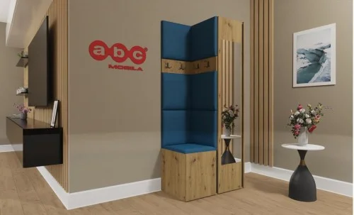 Cuier Hol Luca 7, Artisan/Albastru - Manila 26