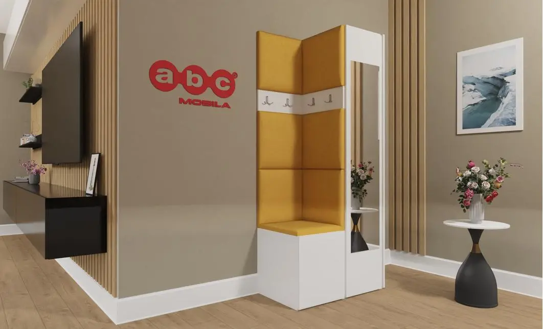 Cuier Hol Luca 7, Alb/Galben - Manila 32