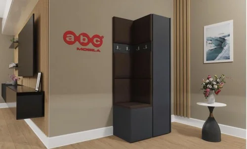 Cuier Hol Luca 8, Grafit/Maro - Manila 04