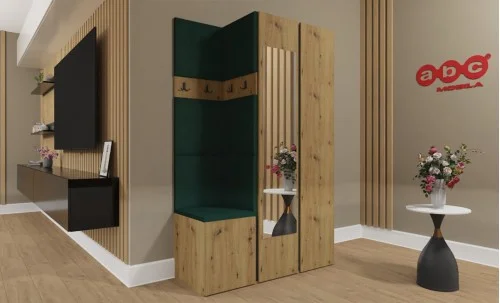 Cuier Hol Luca 3, Artisan/Verde - Manila 35