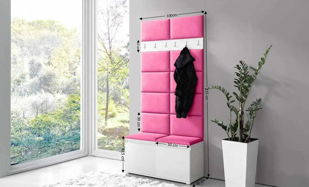 Cuier Hol Max 1, Alb/Roz - Trinity 10 1