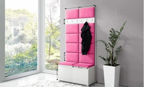 Cuier Hol Max 1, Alb/Roz - Trinity 10