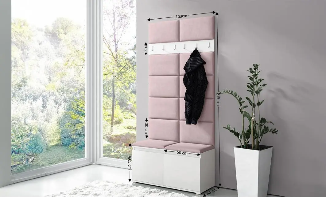 Cuier Hol Max 1, Alb/Roz - Trinity 19 1